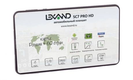 Навигатор GPS LEXAND SC-7 PRO HD Прогород (Россия+60 стран)