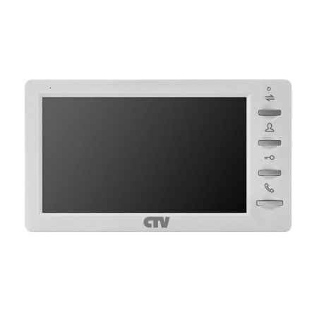 Видеодомофон CTV Монитор видеодомофона CTV-M4700AHD W, цвет белый, белый