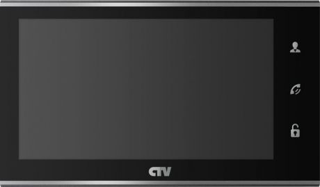 Видеодомофон CTV Монитор видеодомофона CTV-M2701 B, цвет черный, черный
