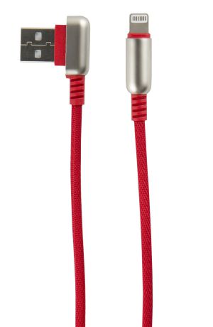 Кабель red line Loop USB - Lightning, красный