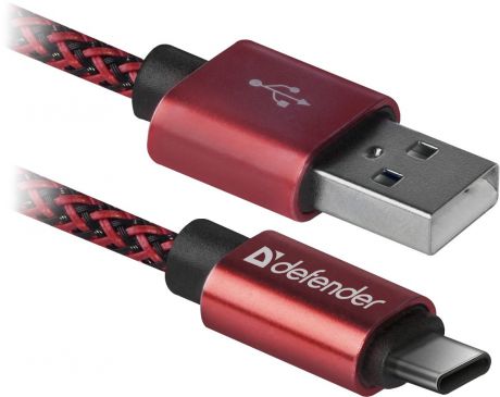 Кабель Defender USB09-03T, красный