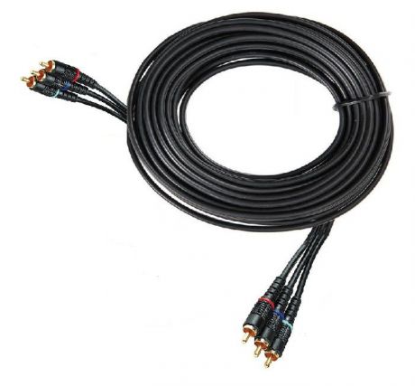 Кабель Hama YUV cable, черный