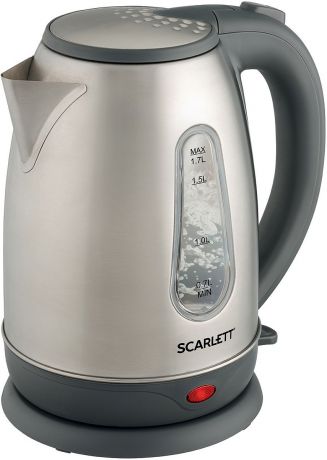 Электрический чайник Scarlett SC-EK21S82, серебристый
