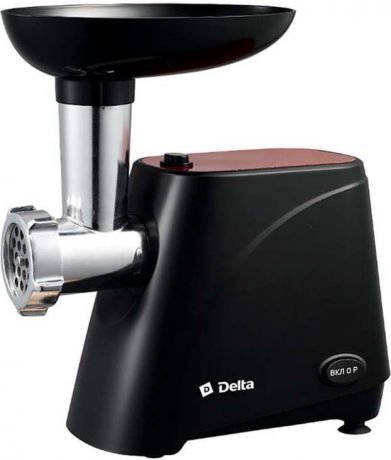 Мясорубка электрическая Delta DL-6100М, черный, красный