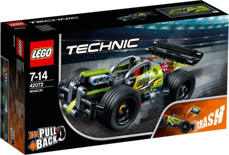 LEGO Technic 42072 Гоночный автомобиль цвет зеленый Конструктор