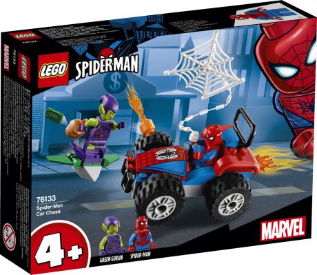 LEGO Super Heroes Marvel 76133 Автомобильная погоня Человека-паука Конструктор