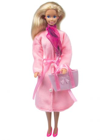 Одежда для кукол Модница Демисезонное пальто для кукол 29 см розовый