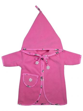 Одежда для кукол Модница Халат для пупса 43 см розовый