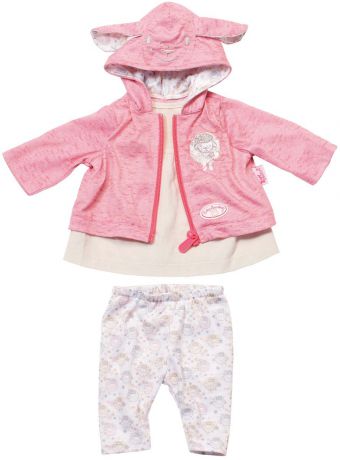 Baby Annabell Одежда для кукол цвет молочный розовый