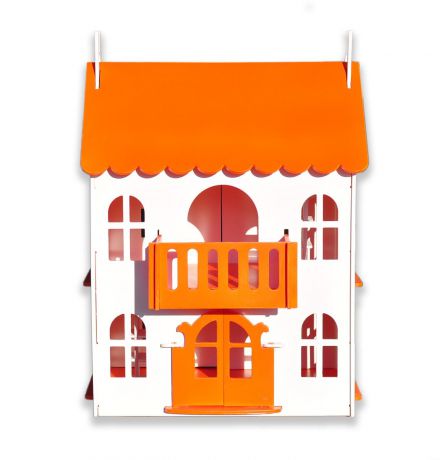 Дом для кукол Woodlines Арина оранжевый