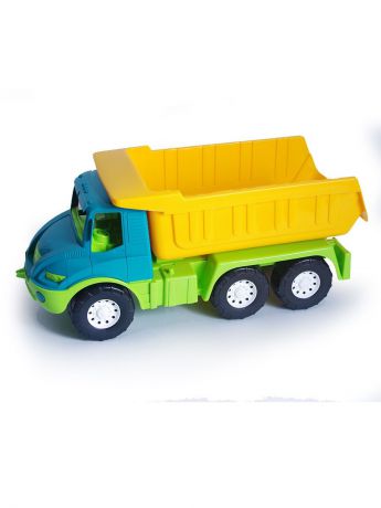 Машинка-игрушка Colorplast Самосвал бирюзовый, желтый