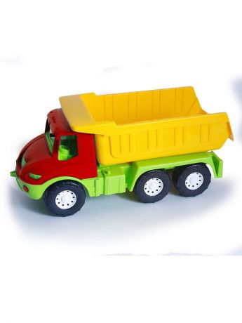 Машинка-игрушка Colorplast Самосвал желтый, красный