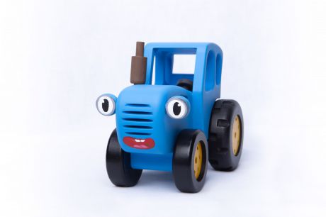 Машинка BochArt Синий трактор синий