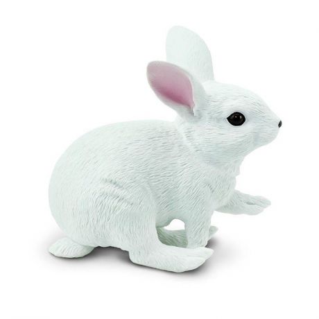 Фигурка Safari Ltd Белый кролик, 266629 белый