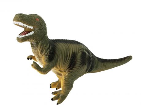 Фигурка АБВГДЕЙКА Динозавр Тиранозавр Рекс, PE0001, 21,5 см зеленый