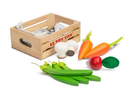 Сюжетно-ролевые игрушки Le Toy Van Овощи в ящичке