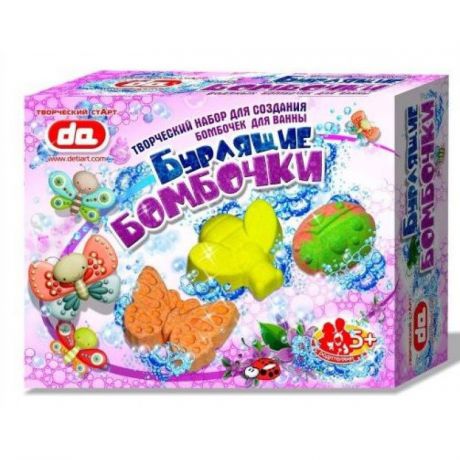 Набор Бурлящие бомбочки для ванны Дети Арт "Насекомые", 17004, разноцветный