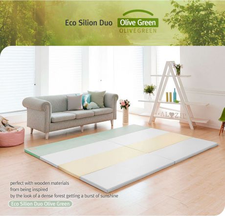 Игровой коврик AlzipMat Silion Mat G,Eco Duo Olive Green