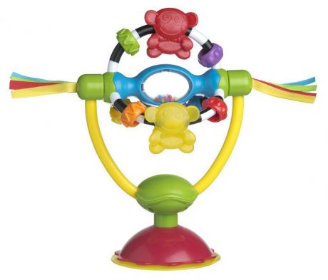 Playgro Развивающая игрушка-погремушка "High Chair", на присоске