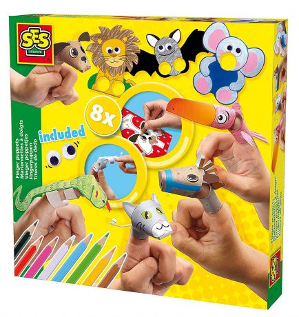 Развивающая игрушка SES creative Набор "Зверушки на пальчики" 14900