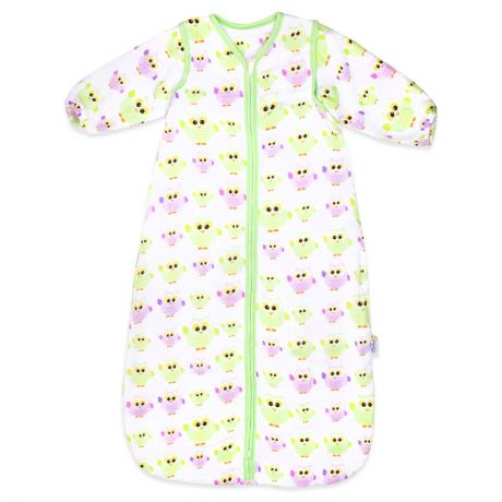 Спальный мешок для новорожденных GlorYes!, зеленый, желтый, сиреневый, розовый 9/36мес размер