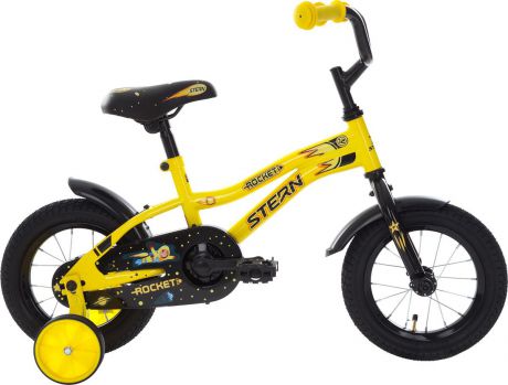 Велосипед детский Stern Rocket 12, желтый, черный, колесо 12"