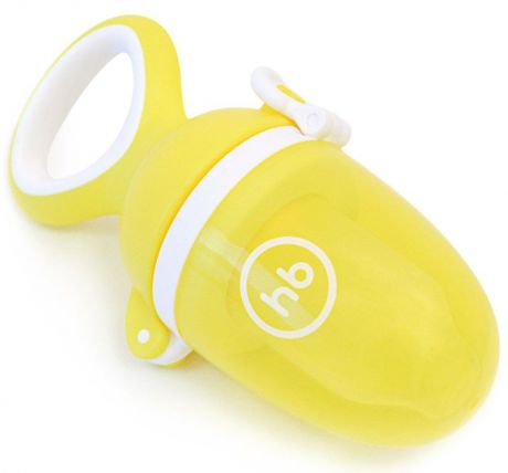 Happy Baby Ниблер силиконовый Nibbler Twist цвет желтый