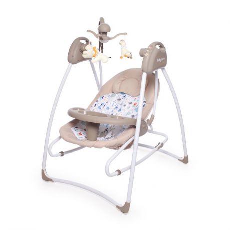 Качели для новорожденных Baby Care Электрокачели Butterfly 2в1 с адаптером