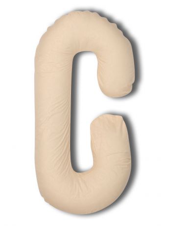 Чехол для подушки для беременных Body Pillow форма С, бежевый