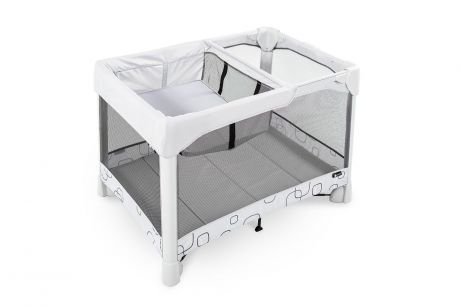 Манеж-кроватка 4moms Манеж-кровать Breeze Classic серый