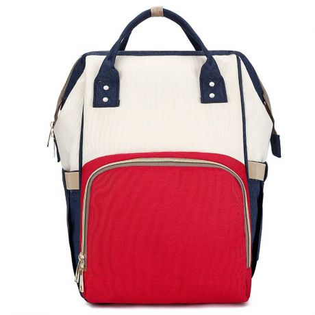 Сумка для мамы MARKETHOT Сумка-рюкзак для мамы, белый, красный, синий