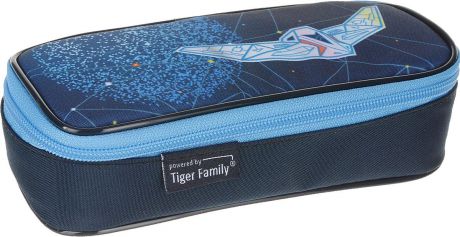 Пенал Tiger Family Космос, TGET-001F1, синий