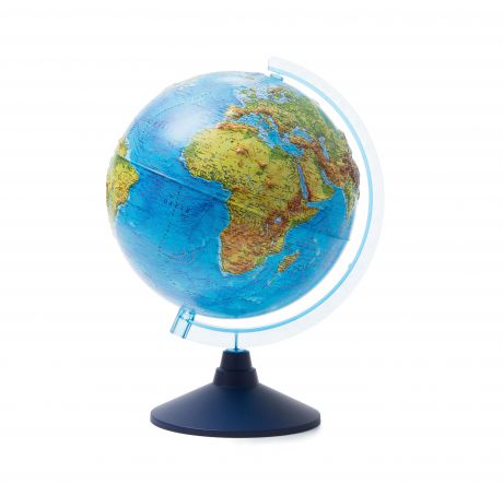 Глобус Globen Земли физический рельефный, диаметр 250 мм