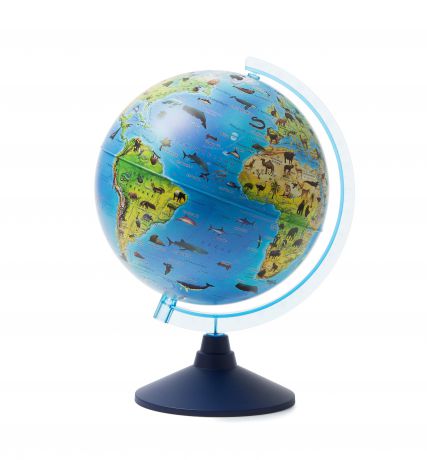 Глобус Globen Зоогеографический, диаметр 25 см