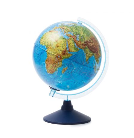 Глобус Globen Земли физико-политический с подсветкой на батарейках, диаметр 25 см
