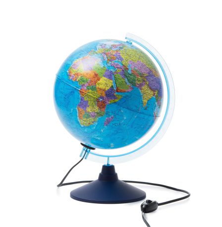 Глобус Globen Земли политический с подсветкой, диаметр 250 мм
