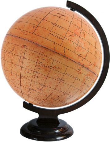 Глобусный мир Глобус Марса, диаметр 32 см на деревянной подставке