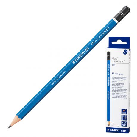 Набор карандашей STAEDTLER Mars Lumograph H