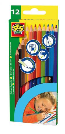 Набор карандашей SES creative Набор цветных карандашей 12 цветов 00224