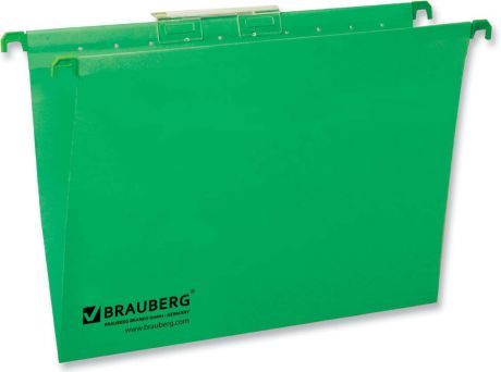 Комплект подвесных папок Brauberg, А4, 231791, зеленый, 80 листов, 10 шт