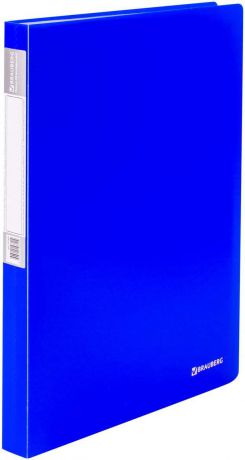 Папка с файлами Brauberg Neon, А4, 700 мкм, 227455, синий, 40 вкладышей