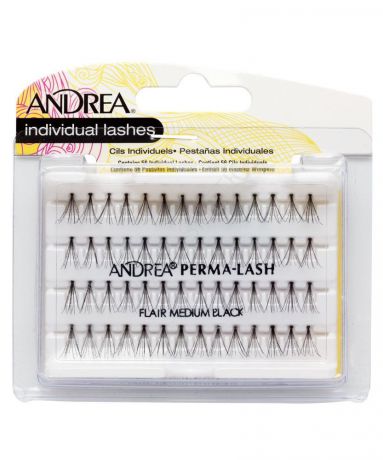 Пучки ресниц Andrea Perma Lash Flair Medium средние, цвет: черный. 076-25110