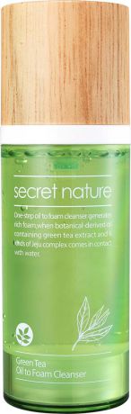 Secret Nature Green Tea Oil to Foam Cleanser Гидрофильное масло-пенка с зеленым чаем, 100 мл