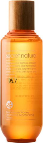 Secret Nature Mandarine Honey Whitening Moisturizing Toner Тоник с мандарином и прополисом, придающий сияние, 130 мл