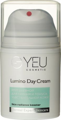 Крем дневной для сияния и тонуса чувствительной кожи с пигментацией и крерозом YEU Cosmetic Lumino Day Cream +С, 50 мл