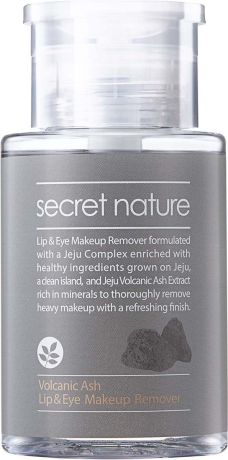 Secret Nature Volcanic Ash Lip & Eye Makeup Remover Средство-жидкость для снятия макияжа глаз и губ, 150 мл