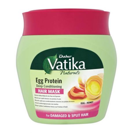 Маска для волос Dabur VATIKA Egg Protein Deep Conditioning - яичный протеин 500 гр.
