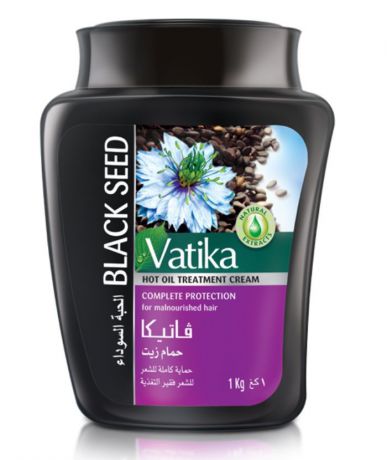 Маска для волос Dabur VATIKA Naturals Treatment Cream-Black Seed - восстанавливающая 500 гр.