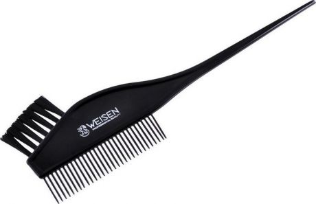 Кисть парикмахерская Weisen для окрашивания с расчёской широкая, 63 мм, черная, 1293N