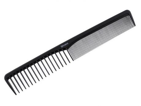 Расческа-гребень Weisen для волос комбинированный, карбоновый, 18 см, CHC-002